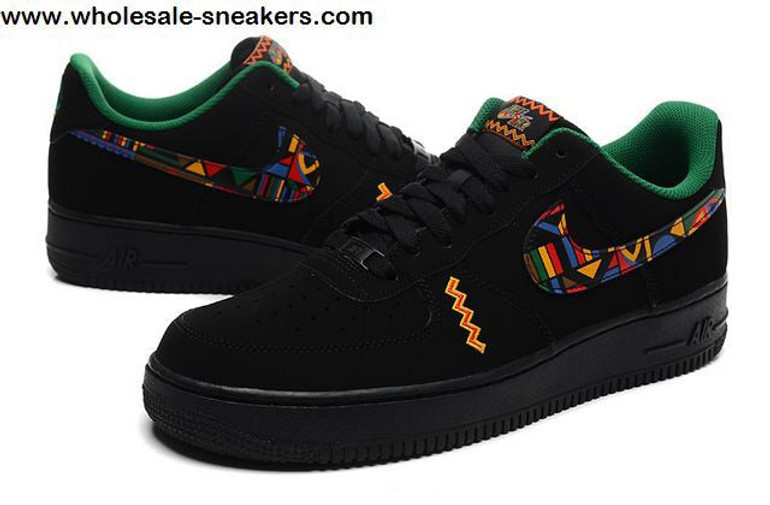 Nike Air Force 1 Peace Black Multicolor