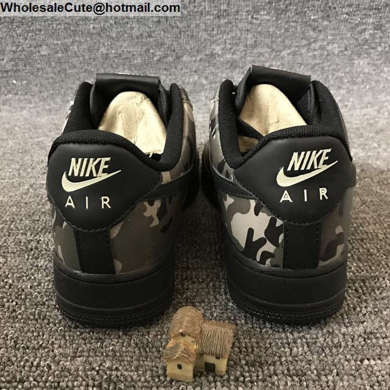 Nike Air Force 1 Low Black Camo