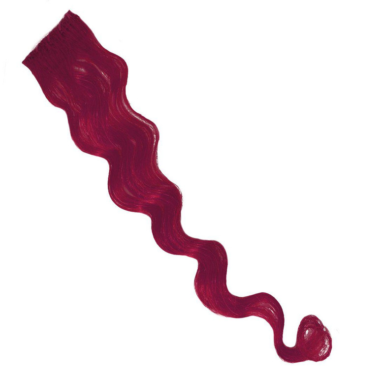 Fuschia Shock™ Curly Human Hair Glam Strips®