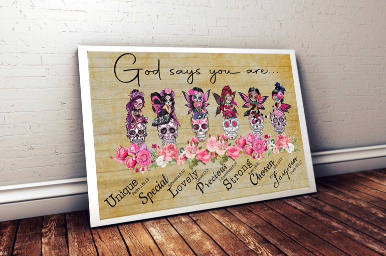 God Says You Are Breast Cancer Poster