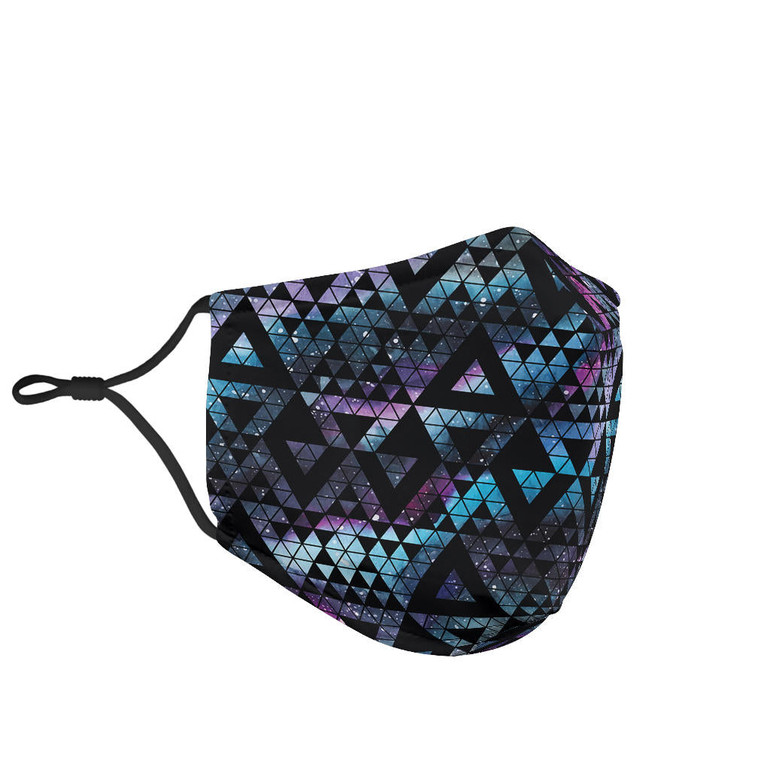 Geometric Nebula Face Mask