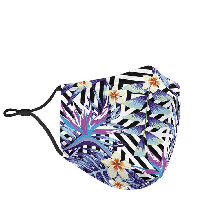 Tropical Violet Vibes Protection Face Mask