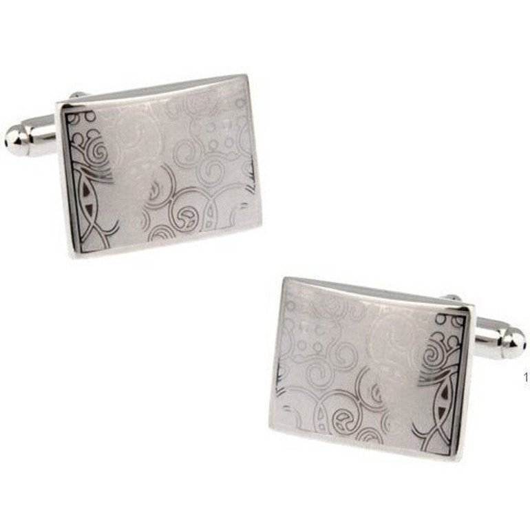 Artistic Square Cufflinks