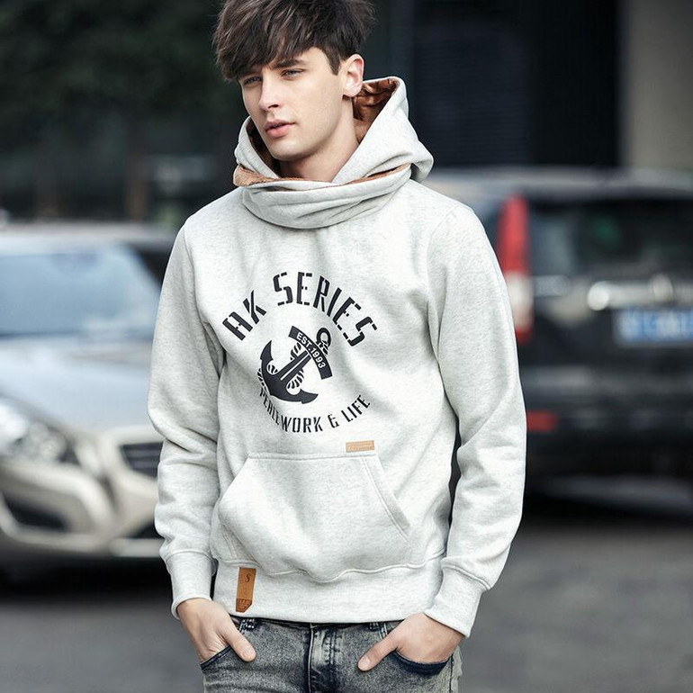 Button Up Hooded Sweater