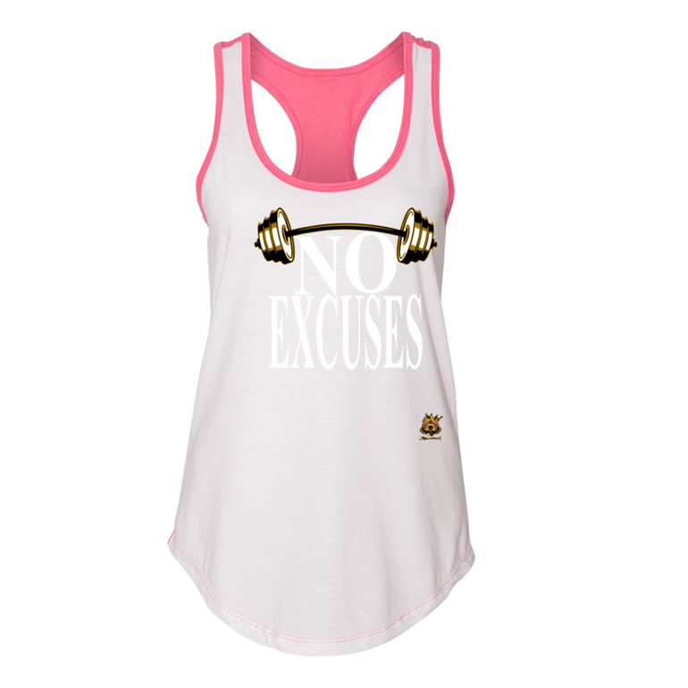 #NO EXCUSES# Women's Racerback Tank