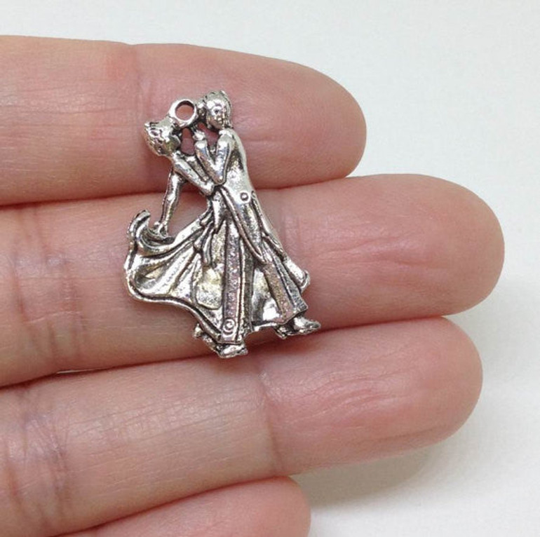 6pcs Couple Dancing Charms, Ballroom Dancing Charm, Dancing Charm