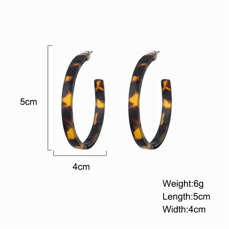 Acetate Tortoise Shell earrings