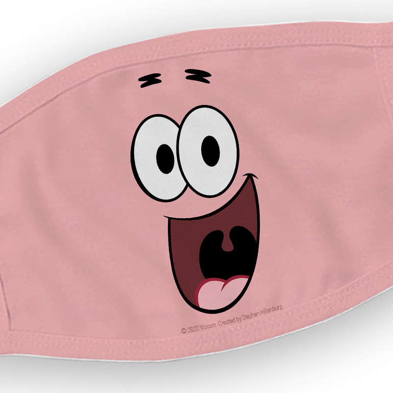 SpongeBob SquarePants Patrick Big Face Washable Face Mask