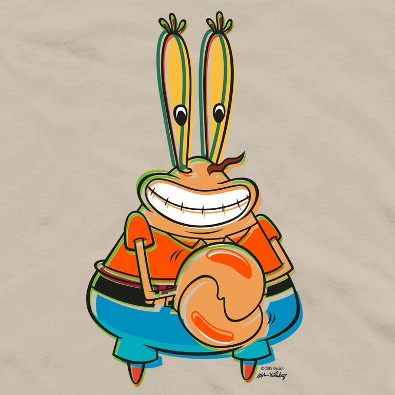Mr. Krabs Greedy Short Sleeve T-Shirt