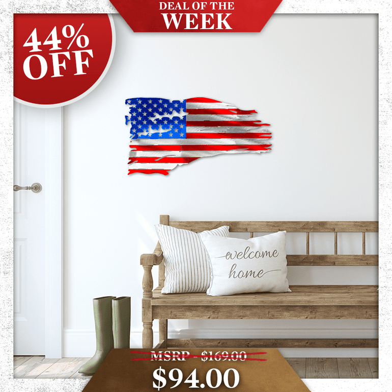 24" Distressed Battle Flag (Funnel - Promotion)