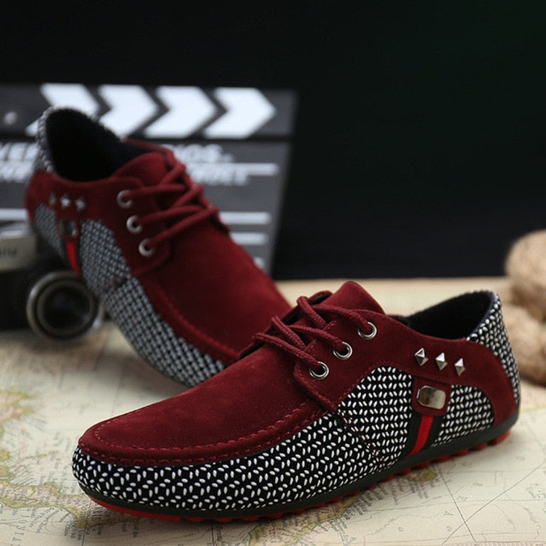 New fashion Men Flats Light Breathable Shoes Shallow Casual Shoes Men Loafers