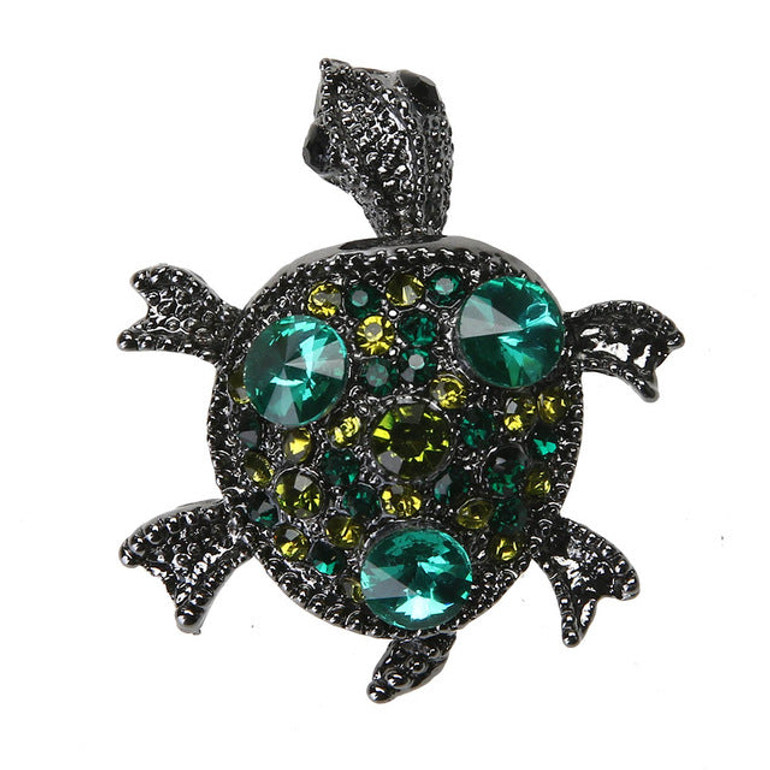 Turtle brooch stone