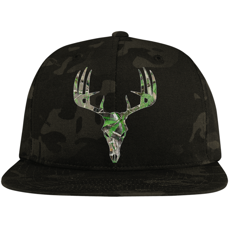 STC19 Sport-Tek Flat Bill High-Profile Snapback Hat