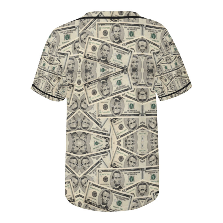 Your Boy Abe All Over Print Baseball Jersey for Men
