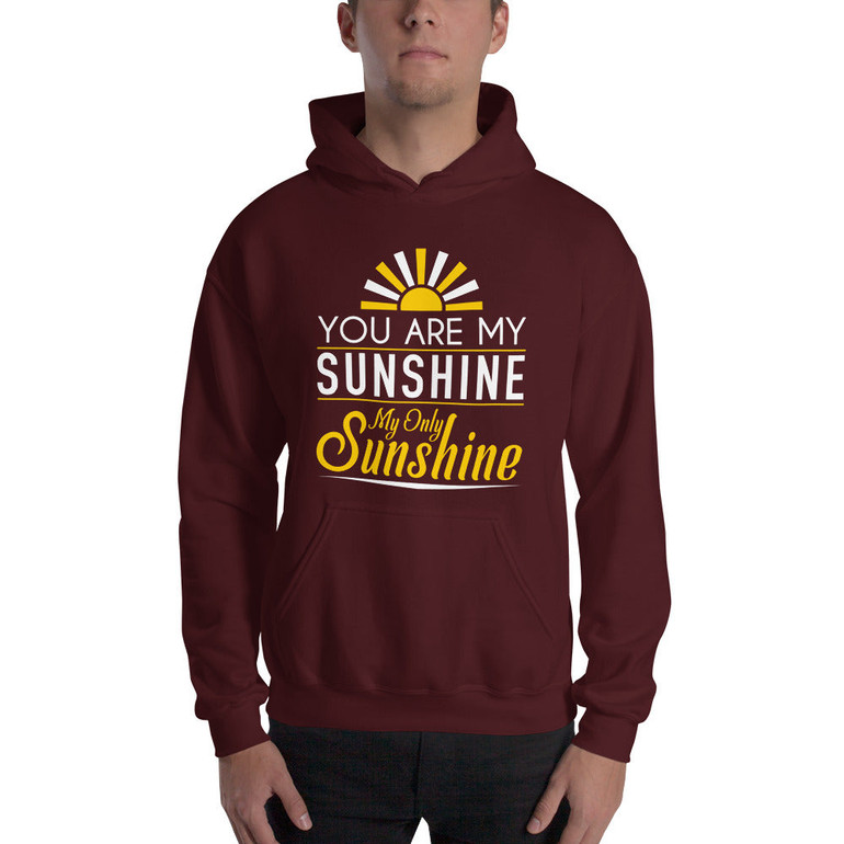 My Only Sunshine Sun Quote Graphic Hooded Sweatshirt Gift ForBoys