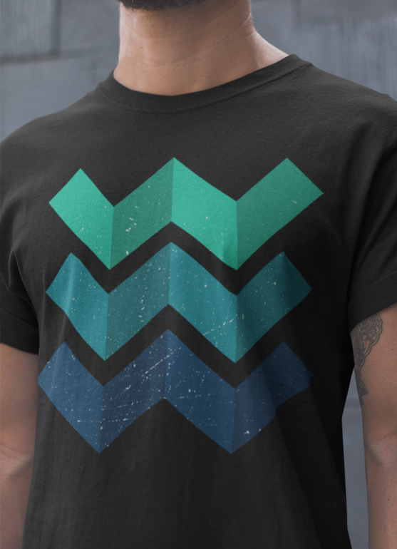 Geometric Waves T-shirt