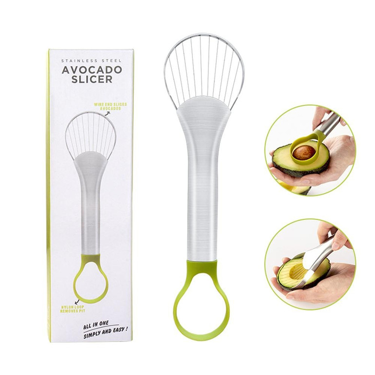 Stainless Steel 2 in 1 Avocado Slicer
