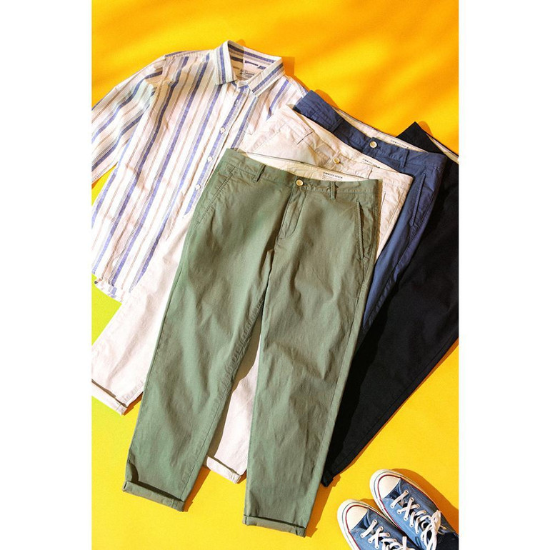 Men's Bottom - Ankle-Length Comfortable Tapered Loose Pant