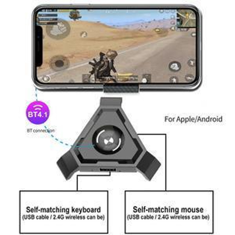 GamerPro - Mobile Phone Keyboard and Mouse Set