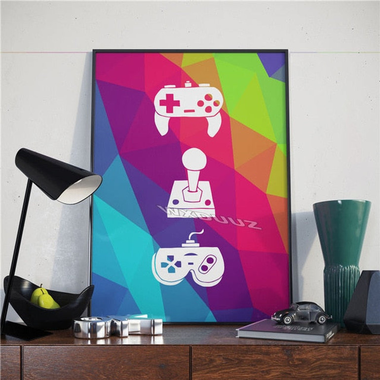 Gaming Minimalist Art Canvas Poster Painting Boys Room Decorative Video Game Pictures HD quality posters canvas painting M565 Gaming Minimalist Art Canvas Poster Painting Boys Room Decorative Video Game Pictures HD quality posters canvas painting M565