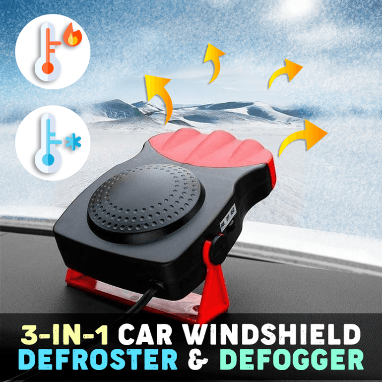 3-in-1 Car Windshield Defroster & Defogger