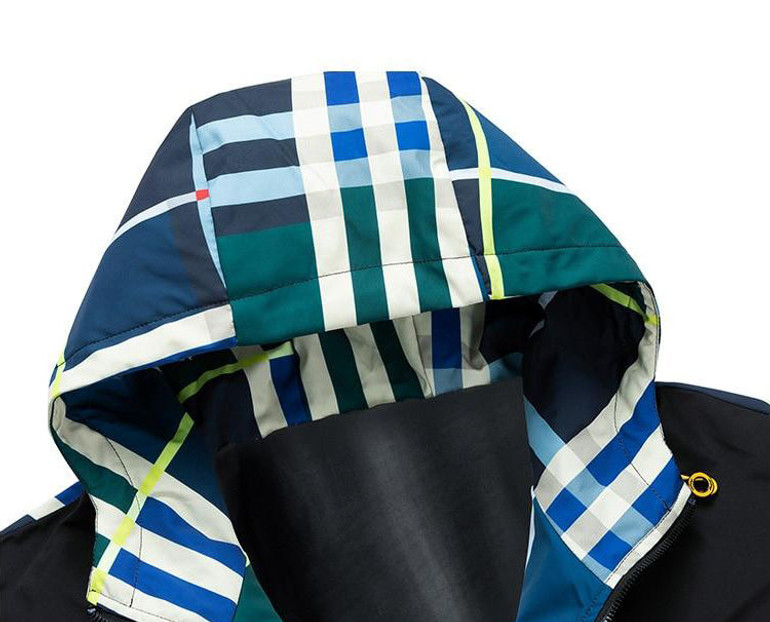 Classy Plaid Hooded Jacket Classy Plaid Hooded Jacket