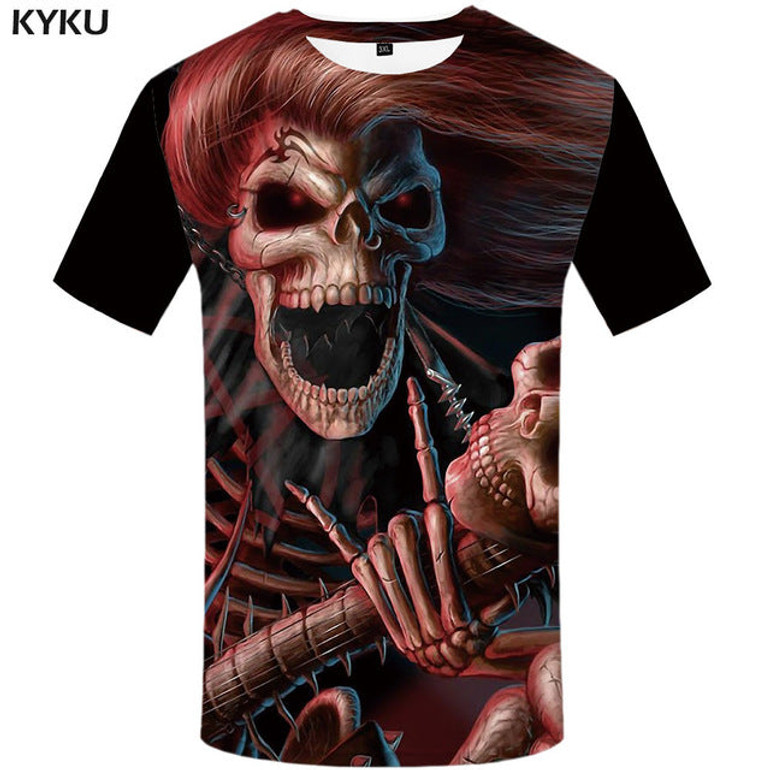 Skull shirt, 3D Top, Skull Tshirt mens - Various styles