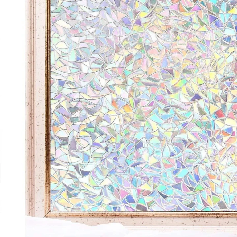 Rainbow Privacy Window Film More than 50% Off + Free Shipping