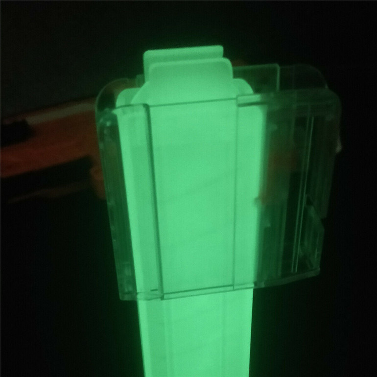 WORKER MOD 15-Darts Stefan Talon Magazine Glow in the Dark Short Darts Clip for Nerf Modify Toy