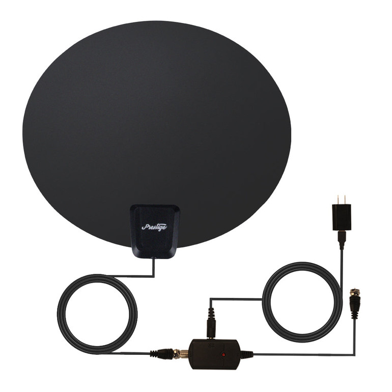 OUTDOOR HDTV TV ANTENNA MOTORIZED AMPLIFIED HIGH GAIN 60MILES