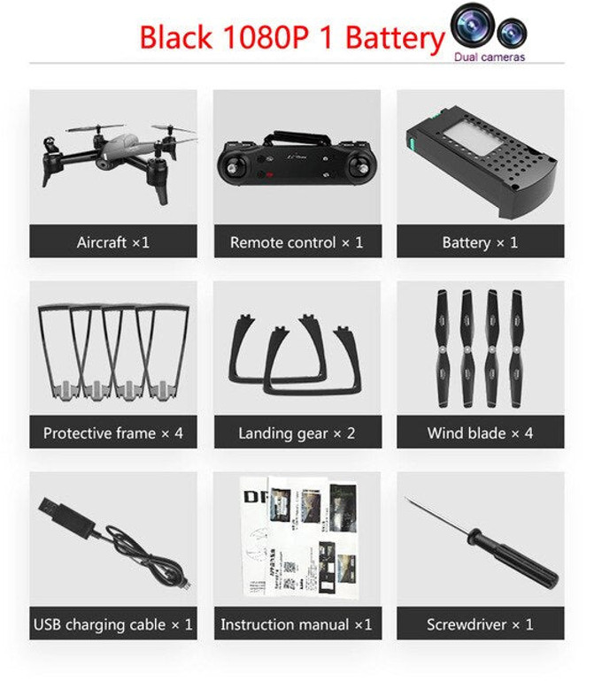 SG106 WiFi FPV RC Drones 4K Dual Camera RC Helicopter 1080P HD Camera Quadcopter Aircraft Quadrocopter Aerial Video Toys For Kid