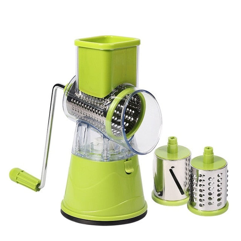 Manual vegetable chopper  add-ons multifunction Round Mandoline Slicer Potato Cheese Kitchen Gadgets