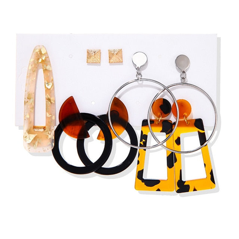Set Of Tassel Pearl Women's Earrings