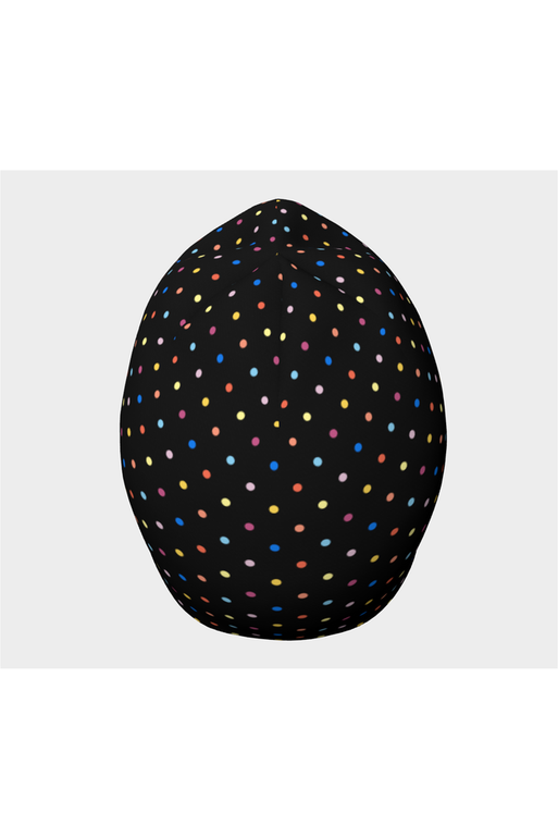 Bonnet à pois colorés