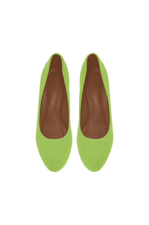 Talons hauts pour femmes vert citron