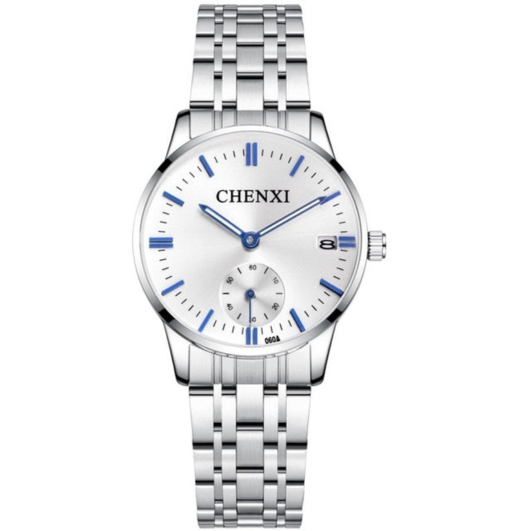 Top Quality Stainless Steel Quartz Watch Couple Wristwatches Men&Women
