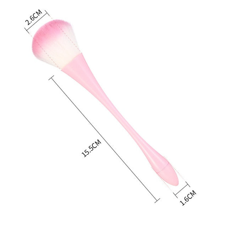 Nail Art Brush Soft Nail Dust Brush UV Gel Nail Polish Nylon Brush