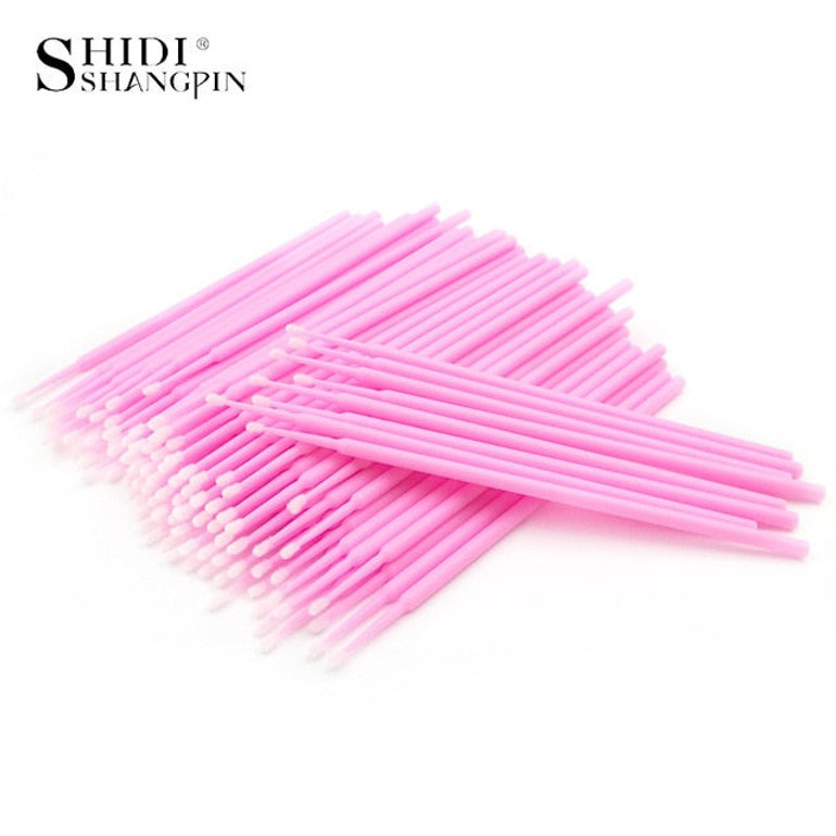 100pcs Disposable Eyelash Extension Tools Individual lashes Applicators