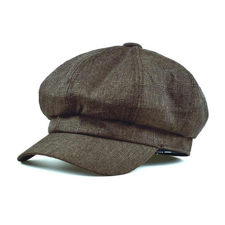 Cotton Linen Newsboy Cap Summer Beret Hats Cotton Linen Newsboy Cap Summer Beret Hats