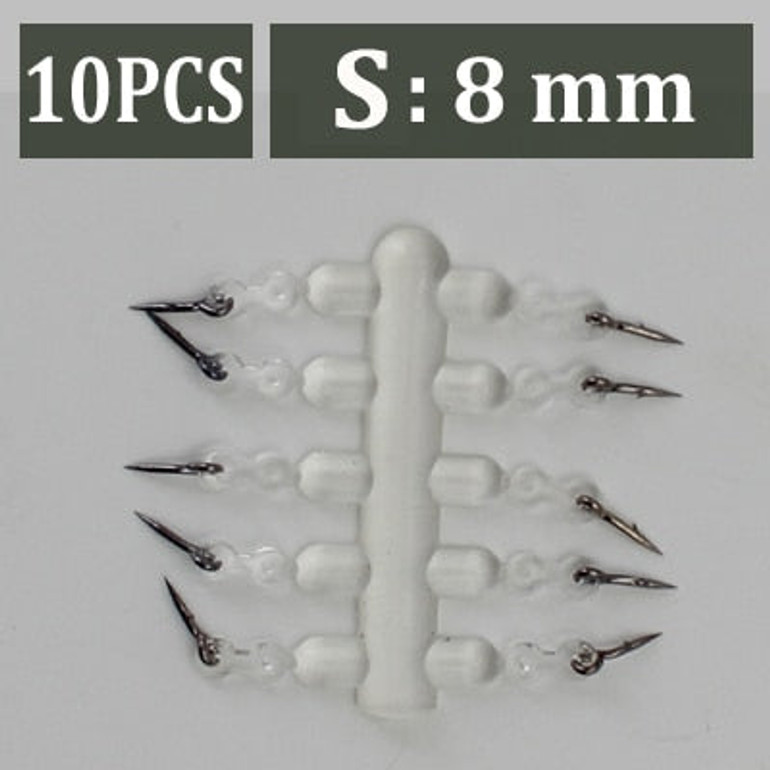 Metal Bait Spike Carp Fishing Accessories Bait Sting Boilies Pin with Clear Rubber Corn
