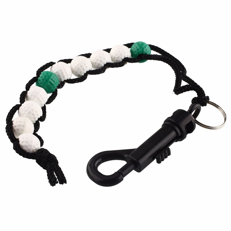 Golf Stroke Score Counter Plastic Golf Ball Beads Putt Counter Training