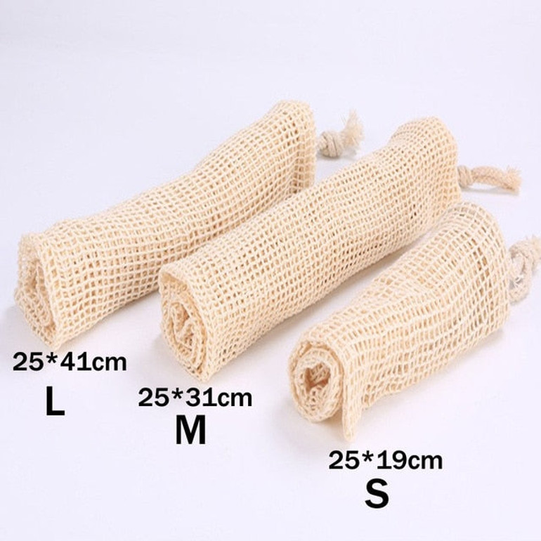 Cotton Mesh Vegetable Bags Produce Bag Reusable