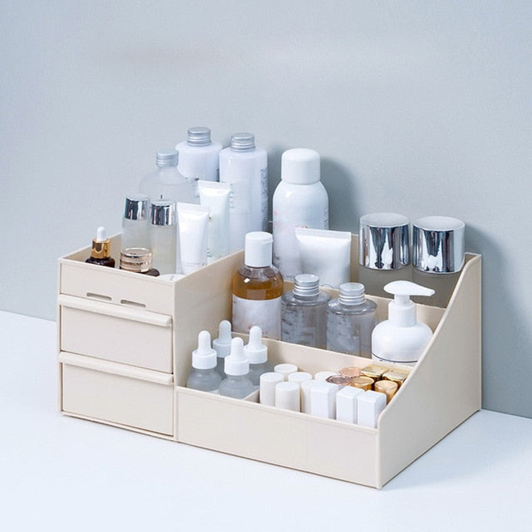 Makeup Organizer for Cosmetic Large Capacity Cosmetic Storage Box Organizer