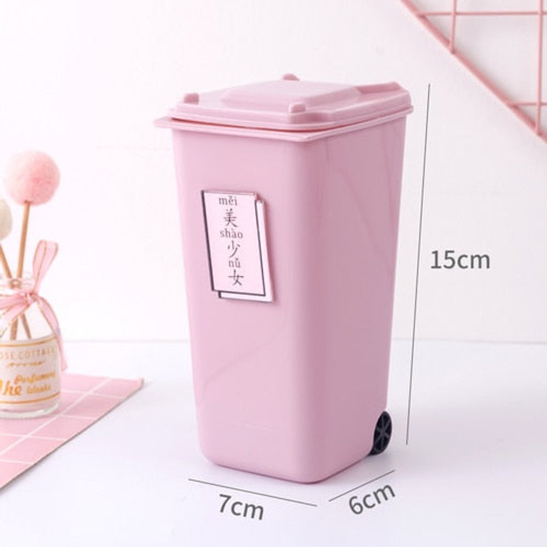 Trash Can Desktop Organizer Pen Holder Desktop Organizer Trash Can Desktop Organizer Pen Holder Desktop Organizer