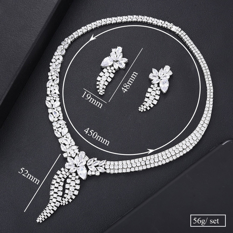GODKI Luxury Flowers Necklace Earring Set Jewelry Set For Women Wedding Luxury Full Cubic Zircon Dubai Bridal Jewelry Set 2020 GODKI Luxury Flowers Necklace Earring Set Jewelry Set For Women Wedding Luxury Full Cubic Zircon Dubai Bridal Jewelry Set 2020
