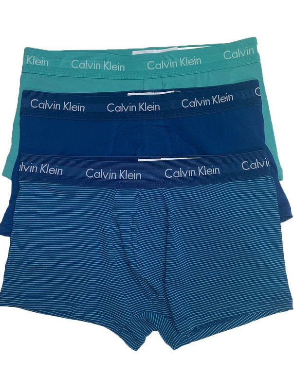 Calvin Klein Cotton 3-Pack Stretch Low Rise Trunk NU2664