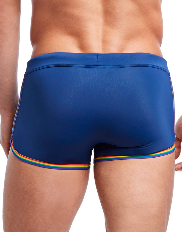 2xist Pride Cabo Jogger Swim Trunk Love Stripes Rainbow 96005