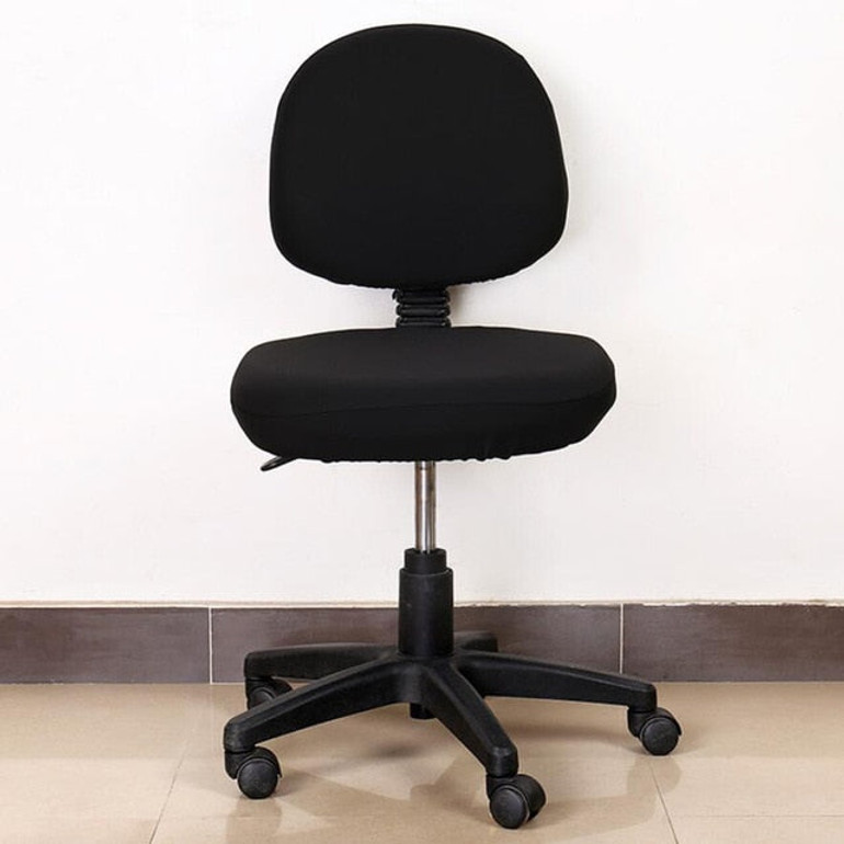 Office Computer Chair Cover Universal Rotate Desk Seat Covers Slipcovers Home Chair Seat Back Cover Universal Chair Cover