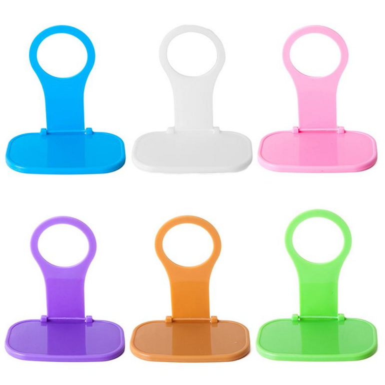 9itech New 1 Pcs Folding Charger Adapter Mobile Phone Charging Holder Stand Cradle Load Holder Hanging Random Color Holder Shelves