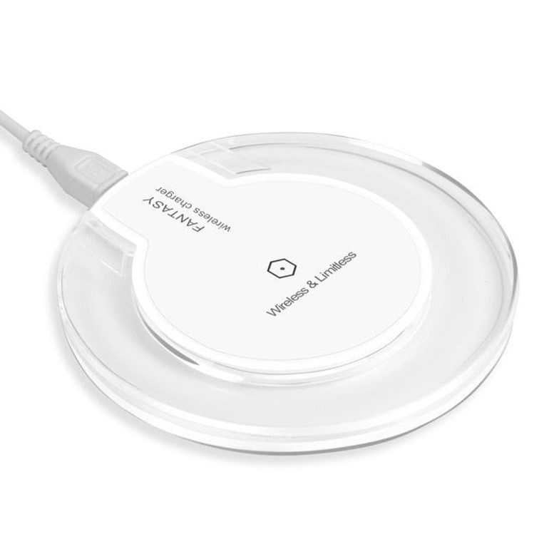 QI Wireless Charger For iPhone XS Max XR Phone LED USB Wireless Charger Fast Charging For Samsung Galaxy S8 S9 Plus adapter